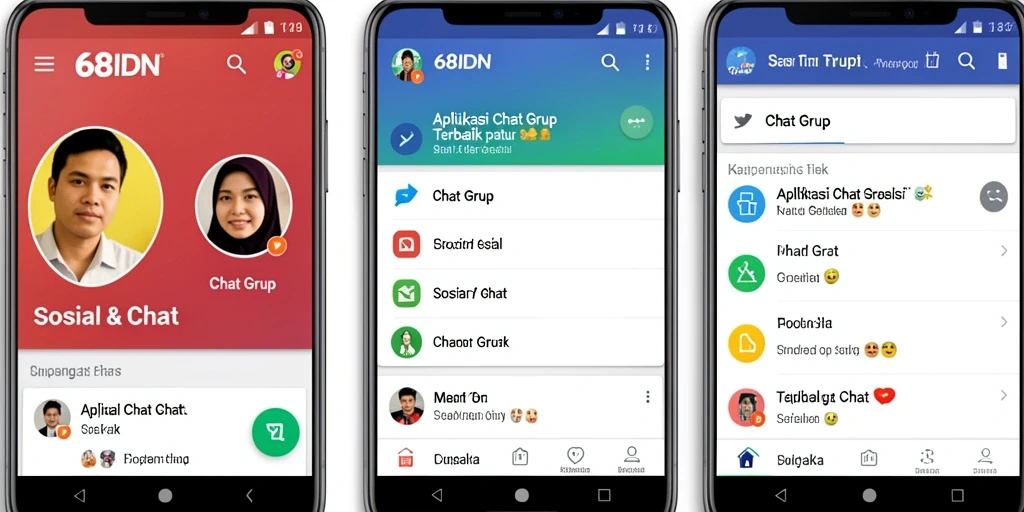 Antarmuka pengguna 68IDN yang intuitif dan menarik.
