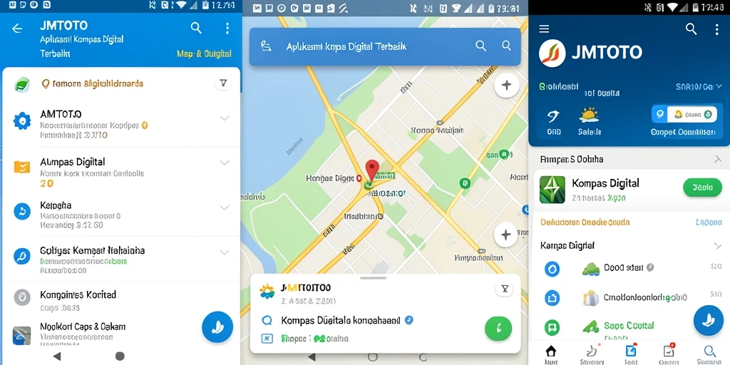 Antarmuka JMTOTO dengan navigasi kompas yang jelas dan informatif.