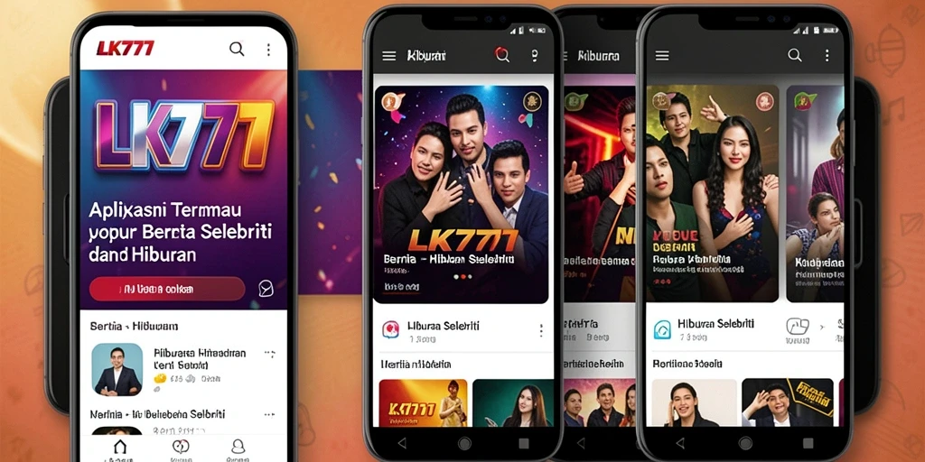Antarmuka LK777 yang informatif dan menarik.
