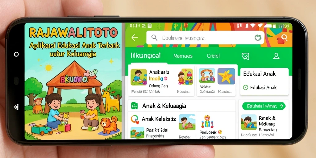 Tampilan antarmuka RAJAWALITOTO yang menarik untuk anak.