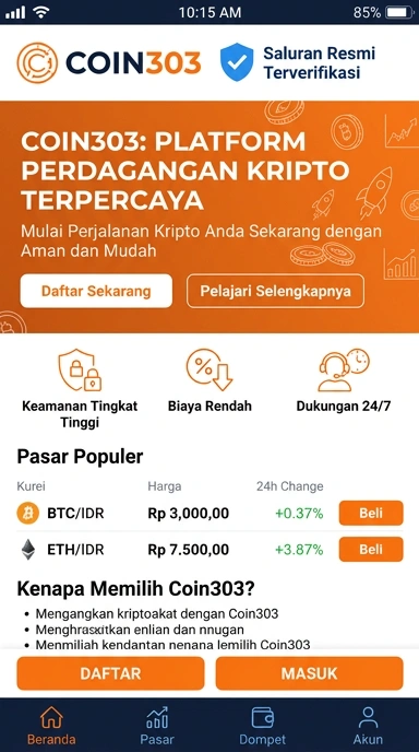 Halaman Resmi coin303 untuk Pengguna Android